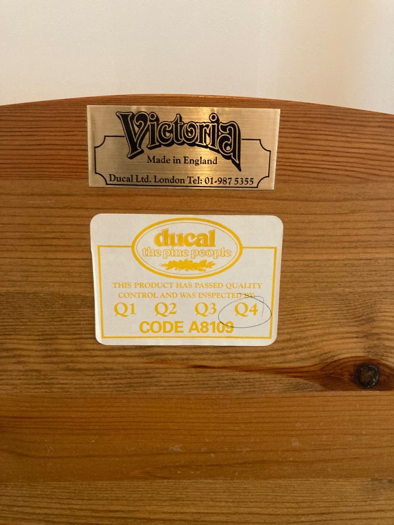 Single pine ducal headboard (x2 available)