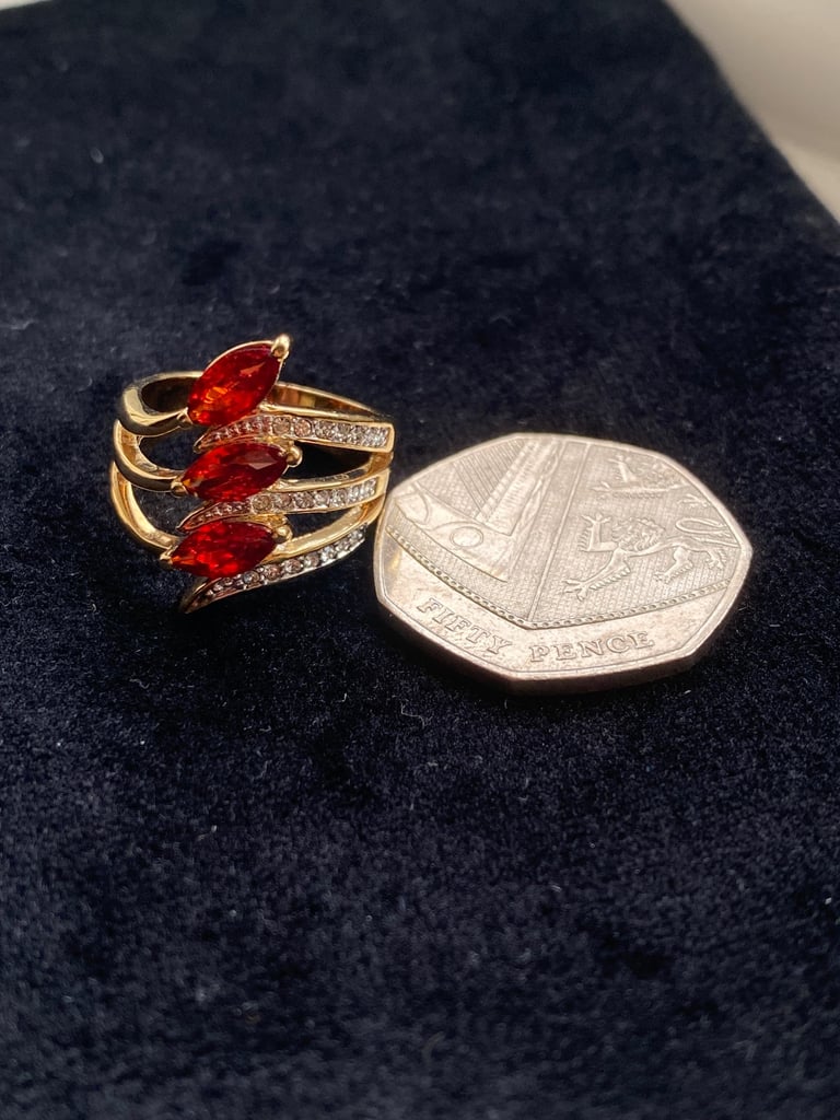 Antique golden ring 