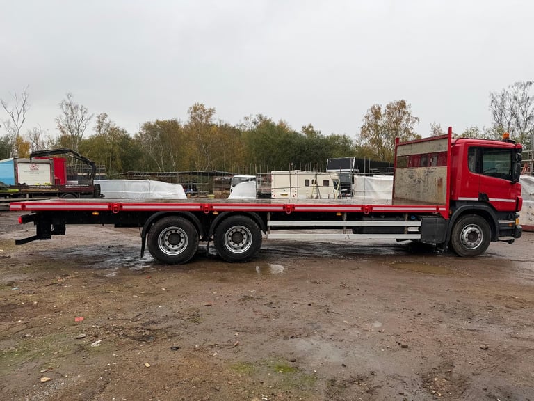 Scania P-SRS C-CLASS P320 2015 6x4 flat bed double drive 10 tyre 30ft flat bed