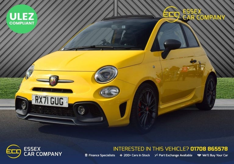 image for 2021 Abarth 595 1.4 T-Jet Competizione 70th Cabrio 2dr Petrol Manual Euro 6 (180 bhp) Convertible...