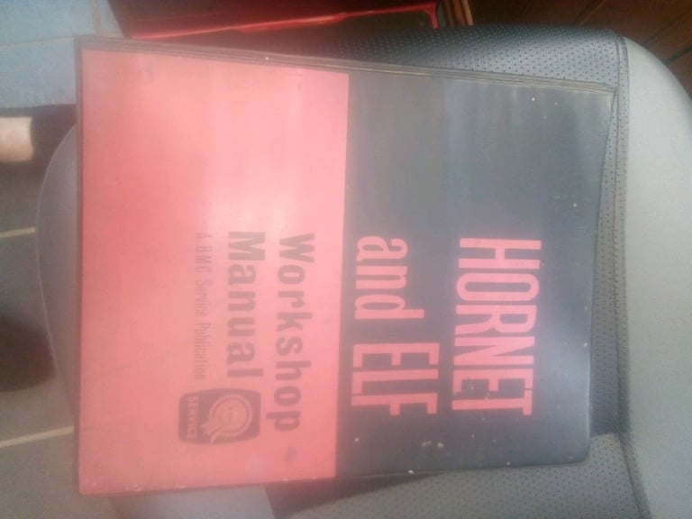 Riley Elf and Wolseley Hornet genuine workshop manual 