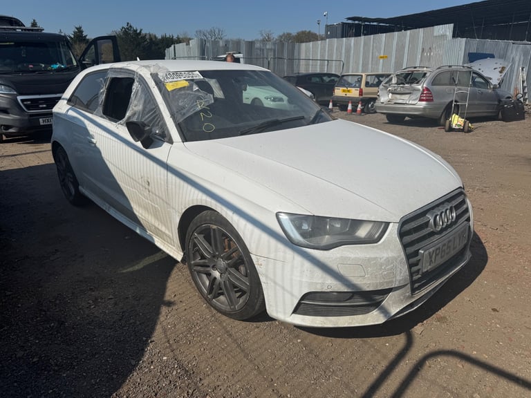 Audi a3 2 door 1.6 tdi 2015 white BREAKING FOR PARTS 