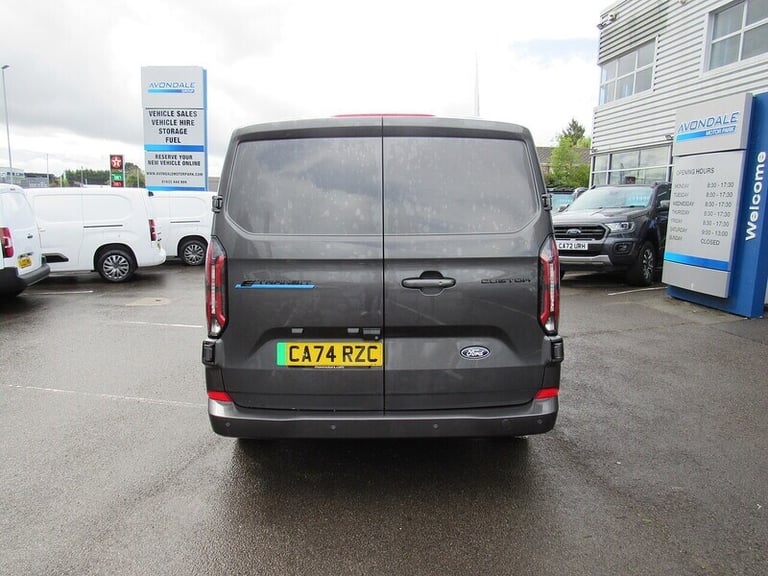 2024 Ford E-Transit 320 Limited LWB L2 GREY AUTOMATIC VAN WITH SAT NAV REAR CAMERA TWIN SIDE DO P...
