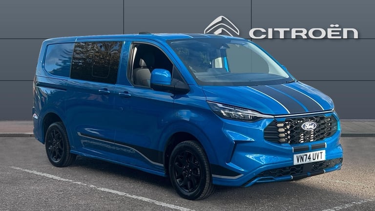 2024 Ford Transit Custom 300 L1 Diesel Fwd 2.0 EcoBlue 150ps H1 Double Cab Van Sport Crew Bus Die...