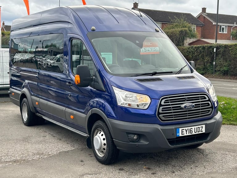 2016 Ford Transit 2.2 TDCi 460 HDT Trend Minibus 5dr Diesel Manual L4 H3 (17 Seats) (196 g/km NA ...
