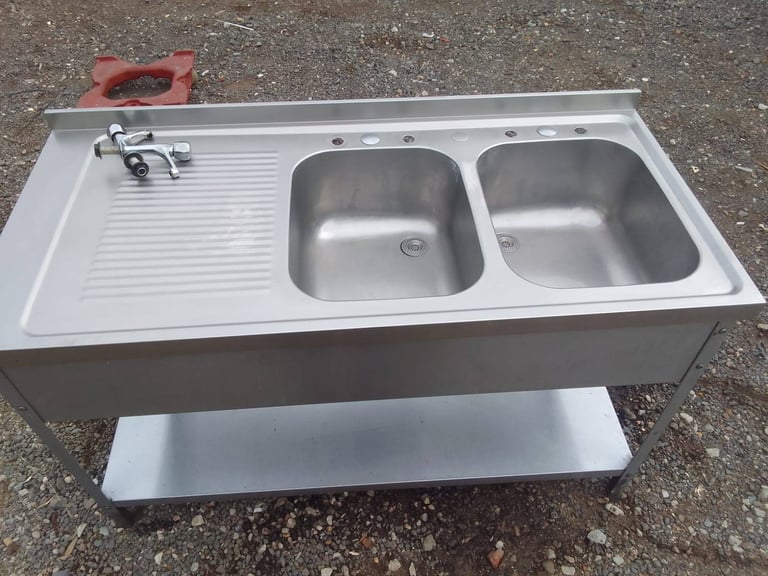 Catering equipment commercial stainless steel sinks restaurant kitchen trailer pub items 