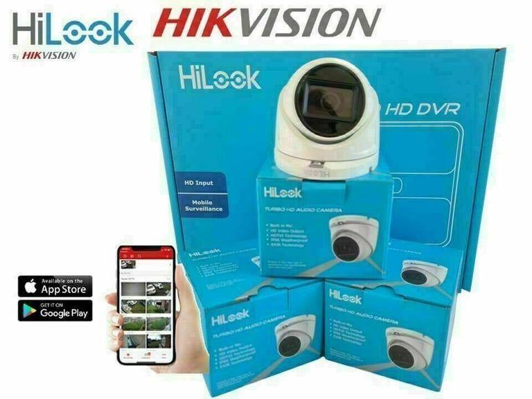 image for CHEAP HD CCTV DVR KIT HILOOK HIKVISION CAMERAS