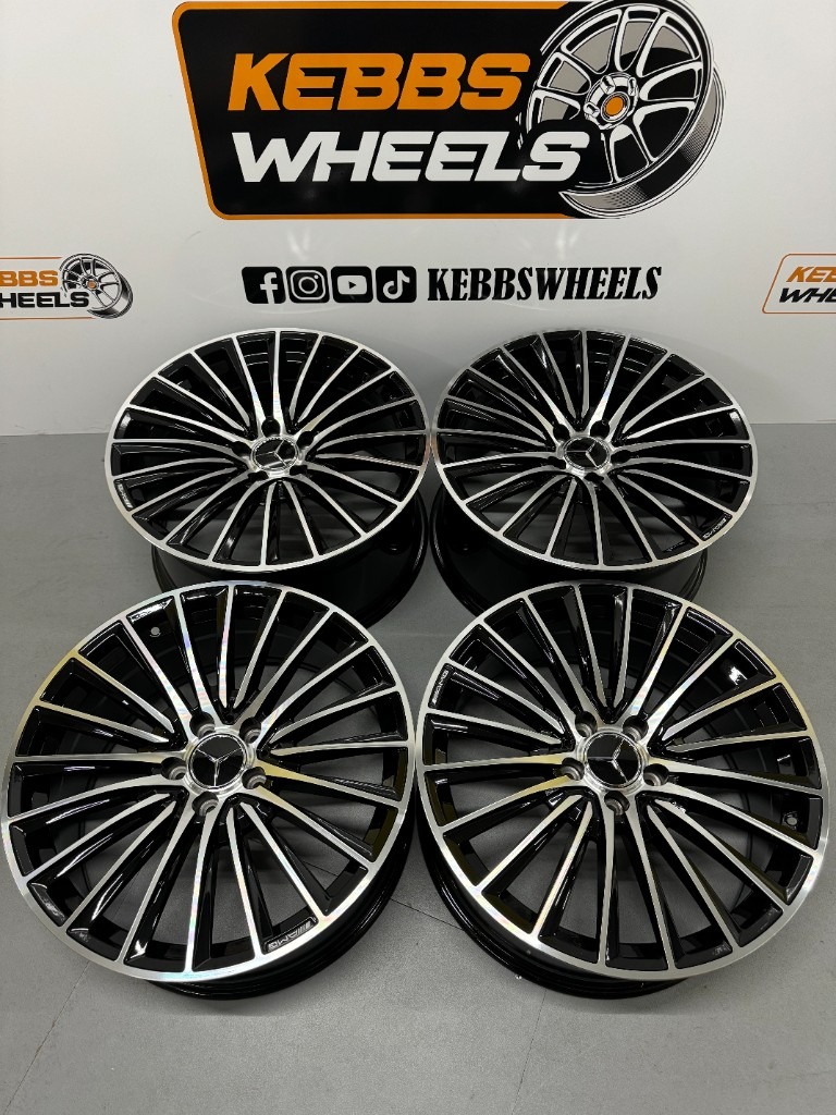 20" 2024 MERCEDES TURBINE TWIST ALLOY WHEELS C CLASS E CLASS S CLASS 