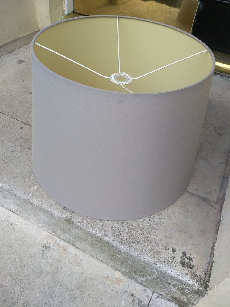 Super large drum fabric light shade. 56cm