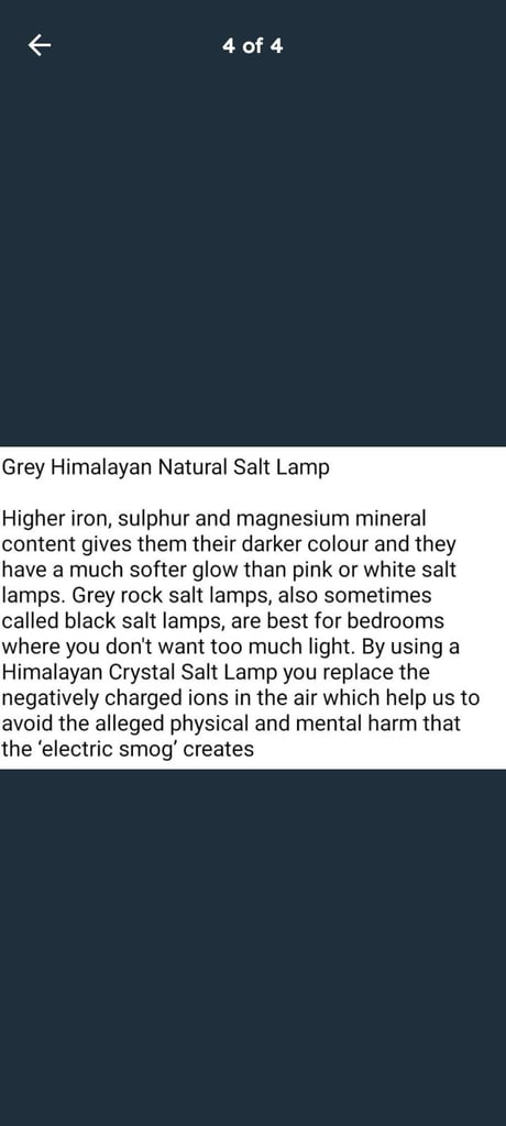 Natural himalayan salt lamp