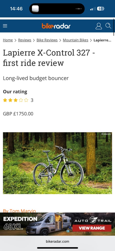 Mens Full Suspension Mountain Bike,Lapierre X Control 327,Rockshox,XT,Lovely Bike,RRP£1750