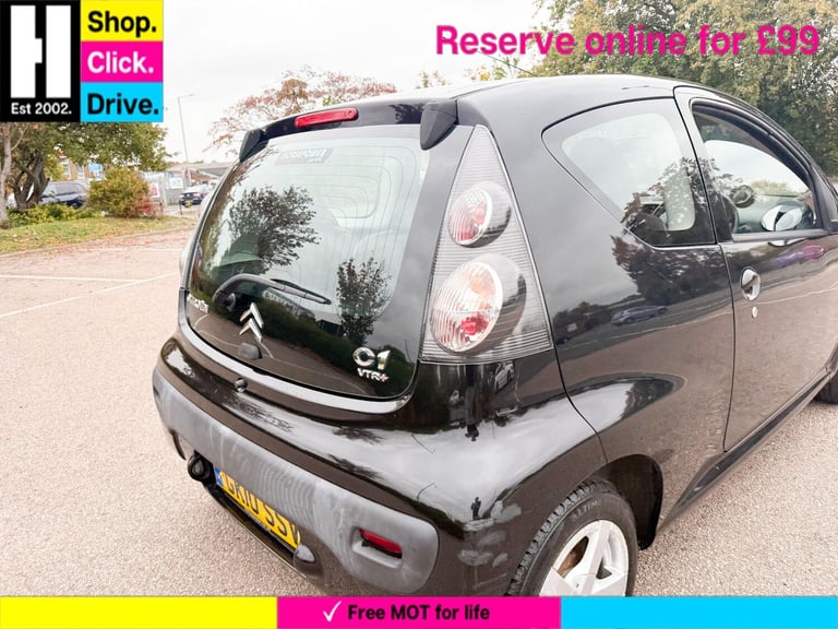  Citroen C1 1.0i VTR+ Euro 4 3dr Petrol Manual