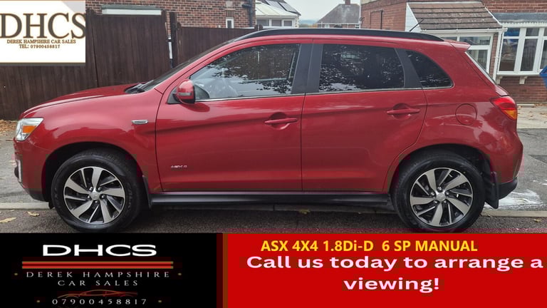 2014 Mitsubishi ASX 4 1.8Di-D  5dr 4WD HATCHBACK Diesel Manual