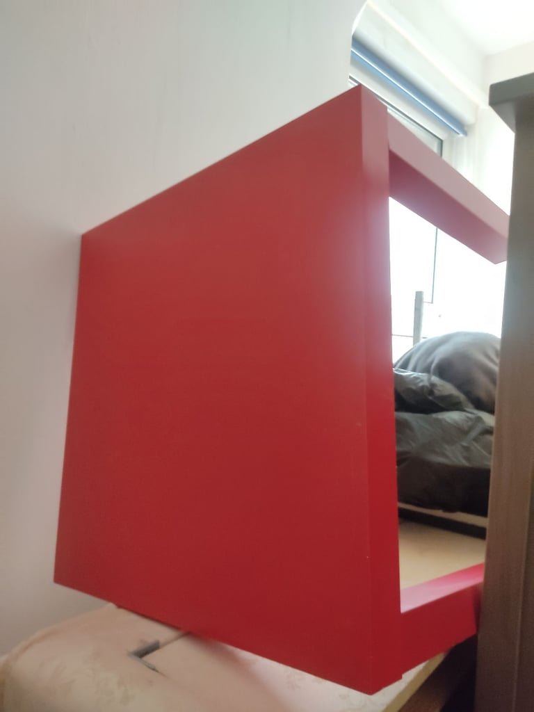 image for Small Red Table For Sale, Good Condition, Grab A Bargain!!