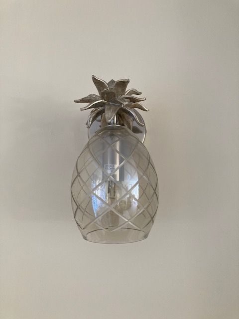 image for Laura Ashley Cut Glass Wall Lights For Sale
