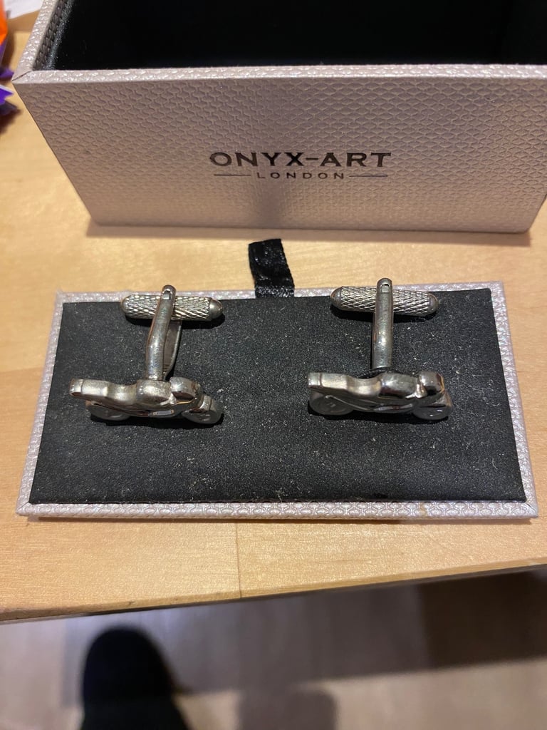 Motorcycle cufflinks 