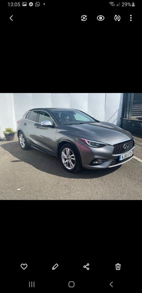 Infiniti, Q30, Hatchback, 2016, Manual, 1461 (cc), 5 doors