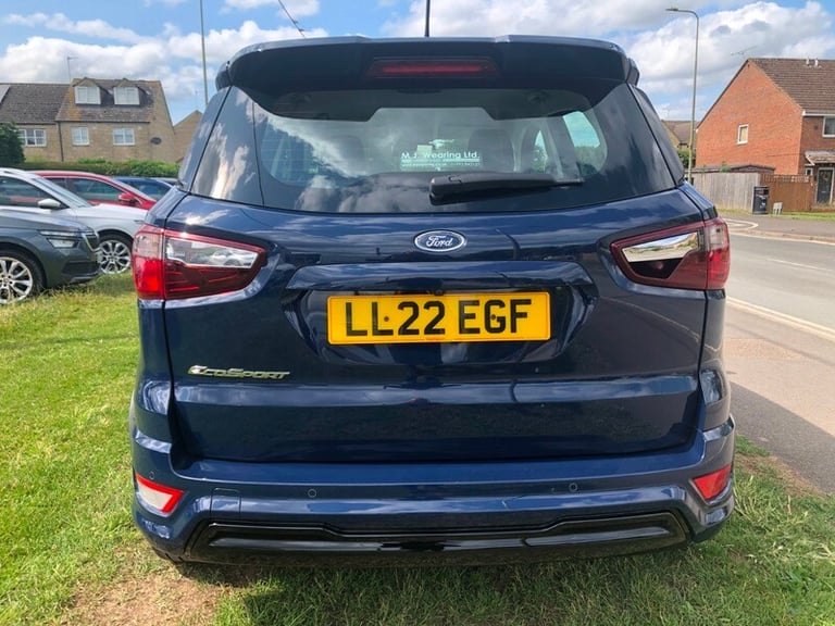 Ford ECOSPORT ST-LINE 1.0 Ecoboost Petrol Manual 5 Door Hatchback 5 2022 [123 Bh