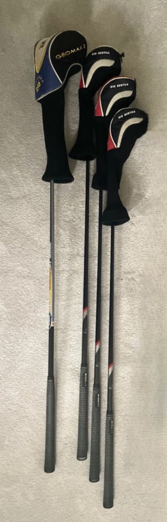 image for VGC CALLAWAY BIG BERTHA GOLF WOODS + GEOMAX DRIVER (Clubs)
