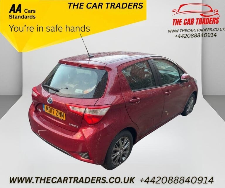 2017 Toyota Yaris 1.5 VVT-h Icon Hatchback 5dr Petrol Hybrid E-CVT Euro 6 (s/s) (100 ps) Hatchbac...