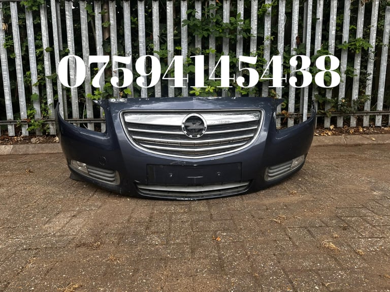 VAUXHALL INSIGNIA 2011 FRONT BUMPER METRO BLUE Z168 🔥🔥🔥☎️☎️☎️