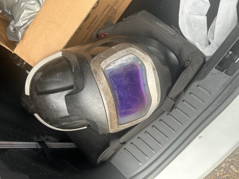 Speedglass air fed welding helmet 