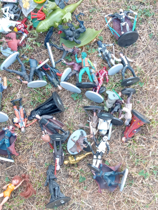 Marvel & Star Wars Disneyland standing figures