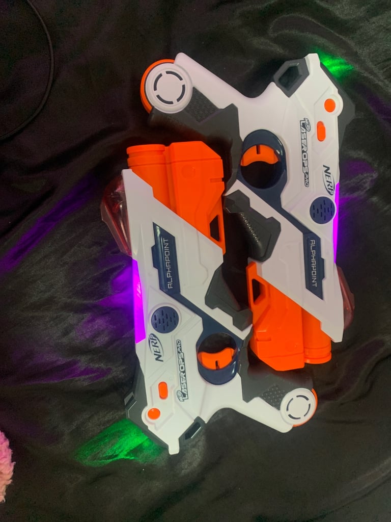 Nerf laser tag guns 