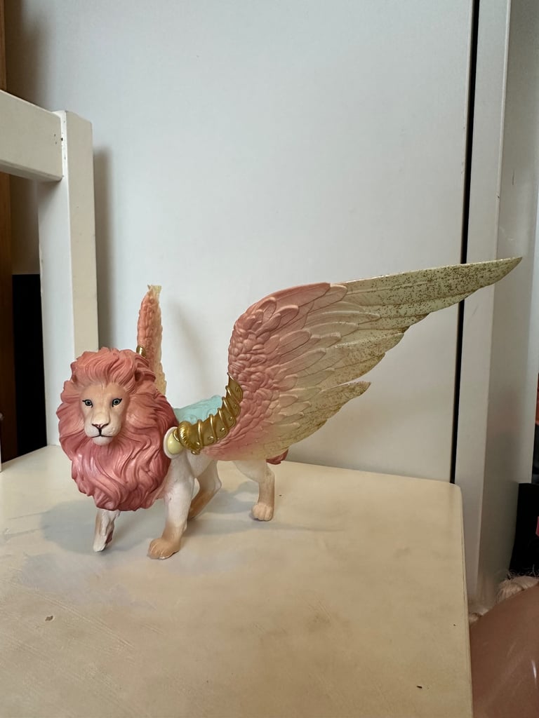 Schleich Lion and Fairy figures 