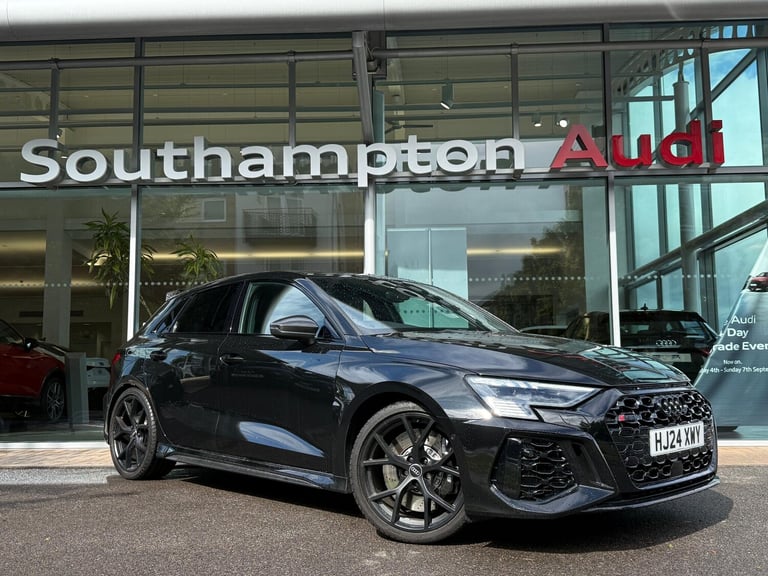  Audi RS3 2.5 TFSI Carbon Black Sportback 5dr Petrol S Tronic quattro Euro 6 (s/s) (4 Petrol Auto...