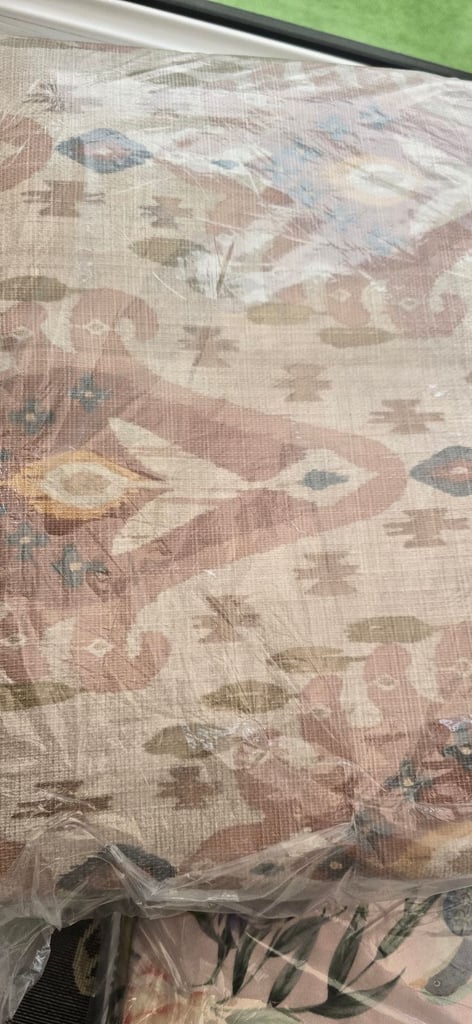 Dunelmn jaipur eyelet natural   curtains 