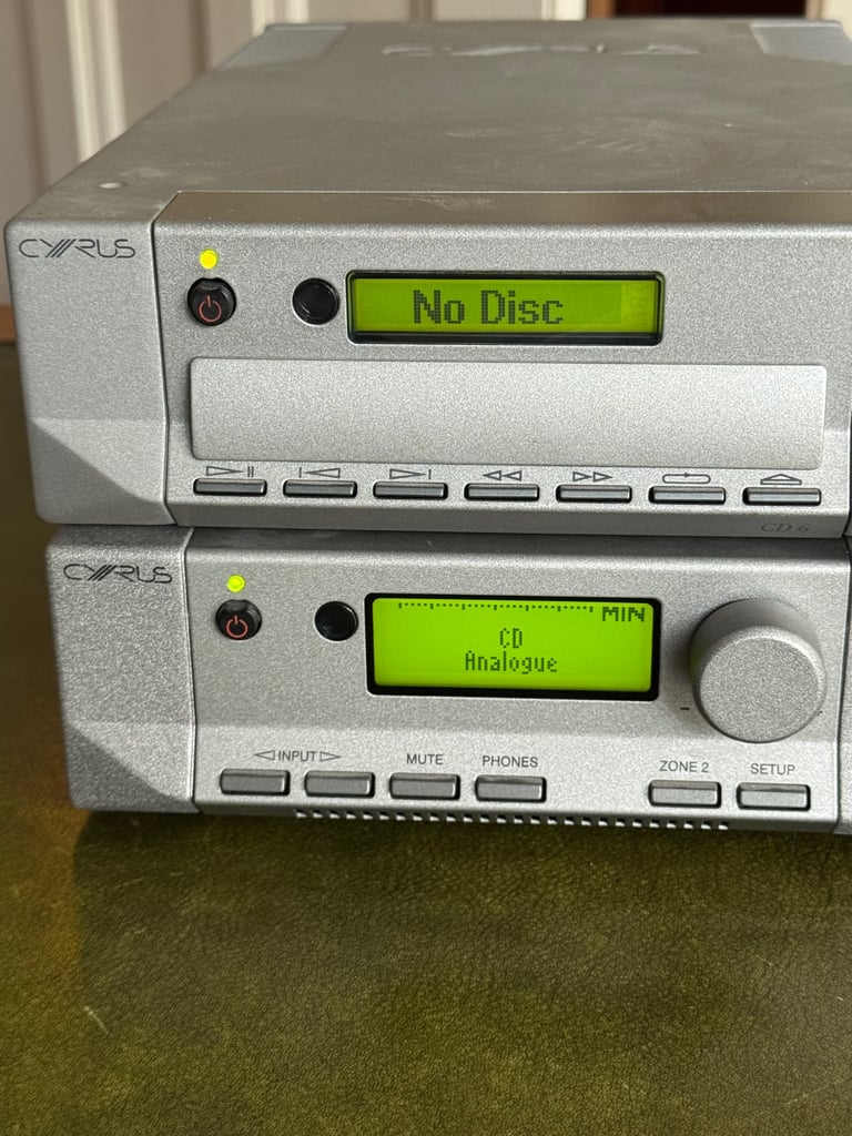 Cyrus Pre Amp and CD Player