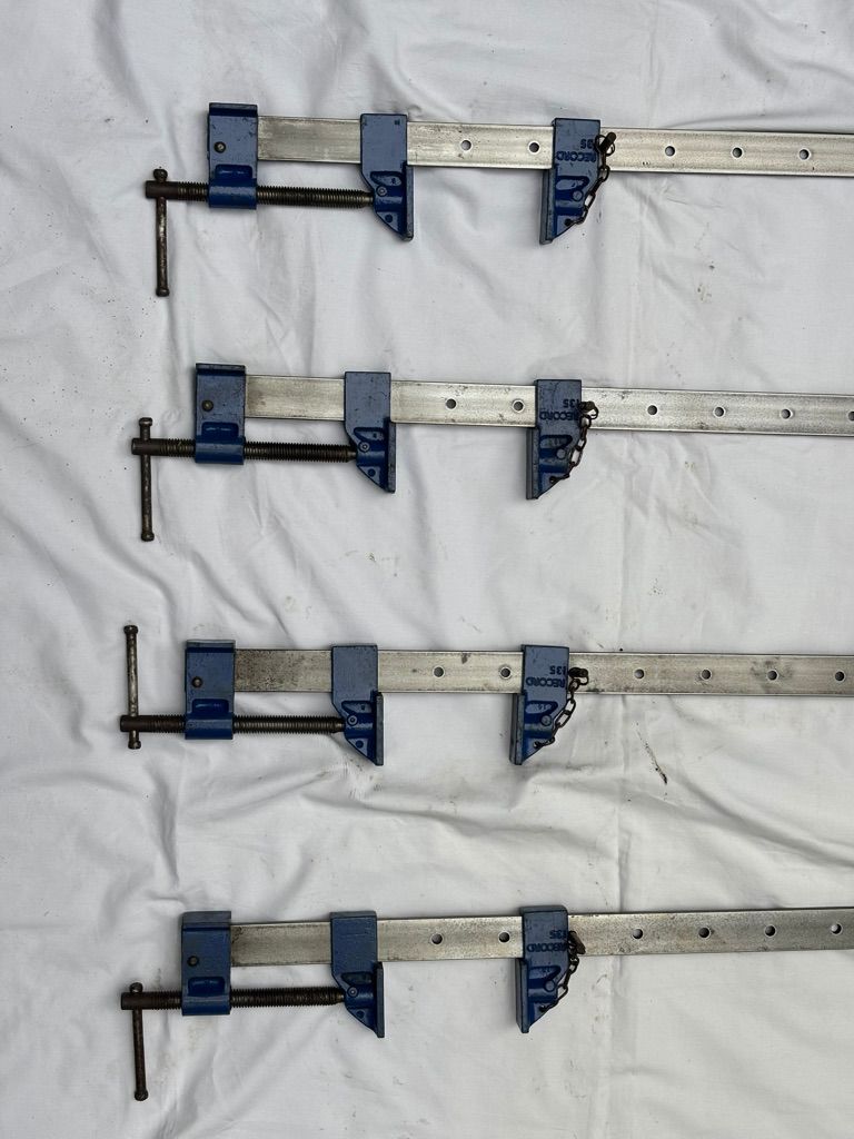 4 x Record 54" / 1350mm sash clamps