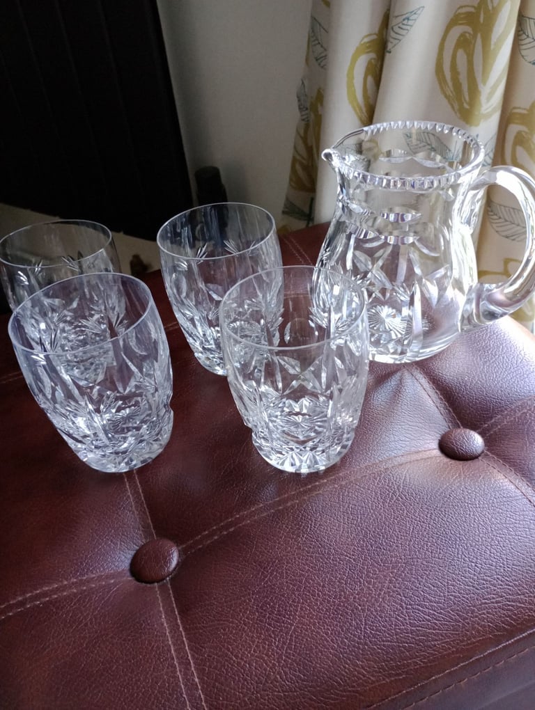 image for FOUR GLASSES AND JUG.