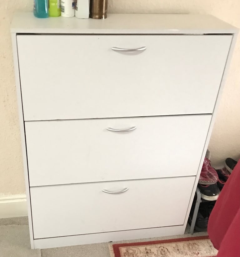 image for Shoe Cabinet 3 Flip Doors