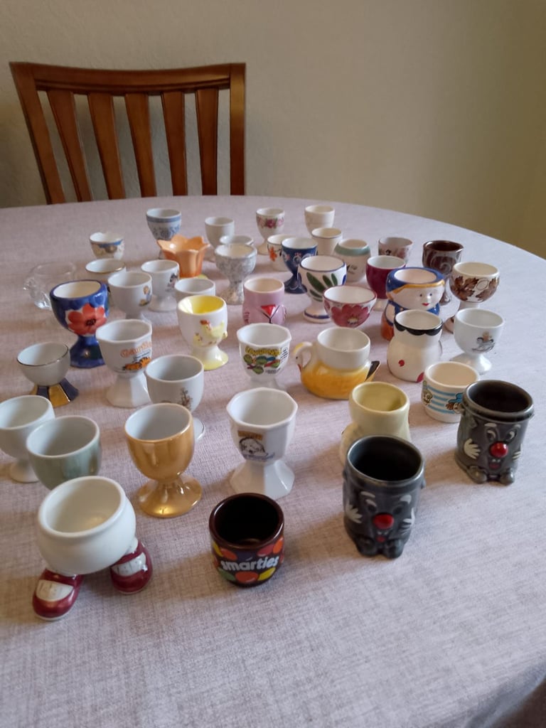 image for 44 Vintage Egg Cups Collection