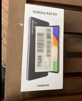 *BOXED* Samsung Galaxy A52 5G SM-A526B/DS - 128GB - Awesome Black (Unlocked) Smartphone