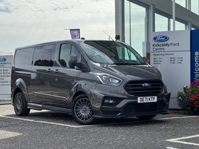 2022 Ford Transit Custom 2.0 EcoBlue 185ps Low Roof D/Cab Limited Van Auto PANEL VAN DIESEL Autom...