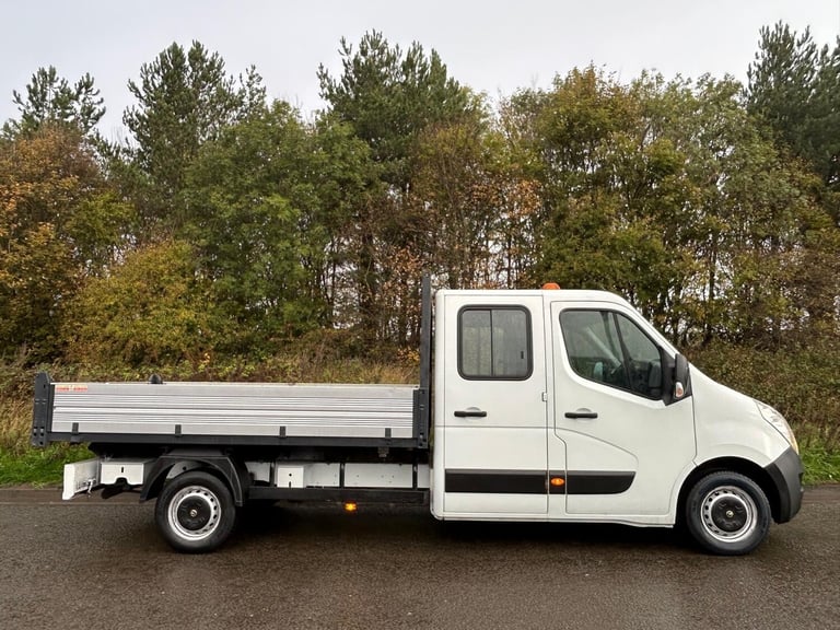 2014 (64) VAUXHALL MOVANO F3500 L3H1 LWB 2.3 CDTI DOUBLE CAB TIPPER