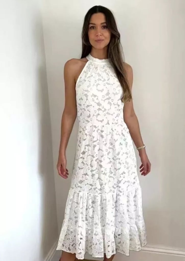 White lace dress new unworn 14