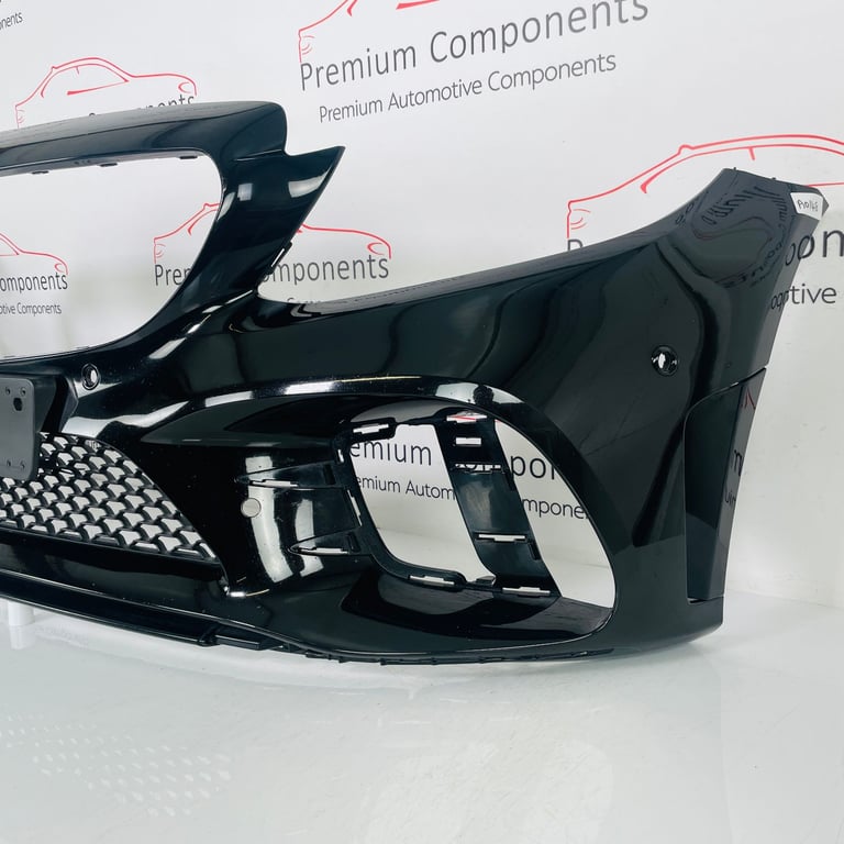 Mercedes C Class Front Bumper W205 Genuine Black Amg Lift 2019 - 2022 [ao148]