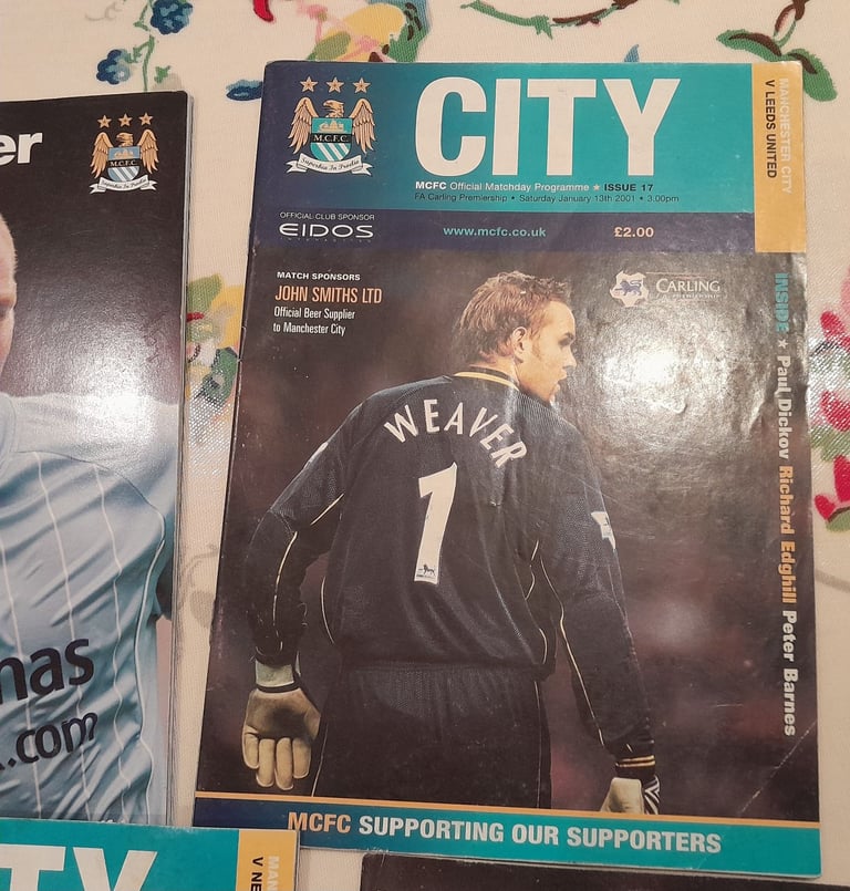 Manchester City programs, fanzines.