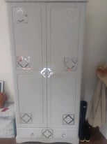 Wardrobe silver mirror hand finished to high spec revamped 