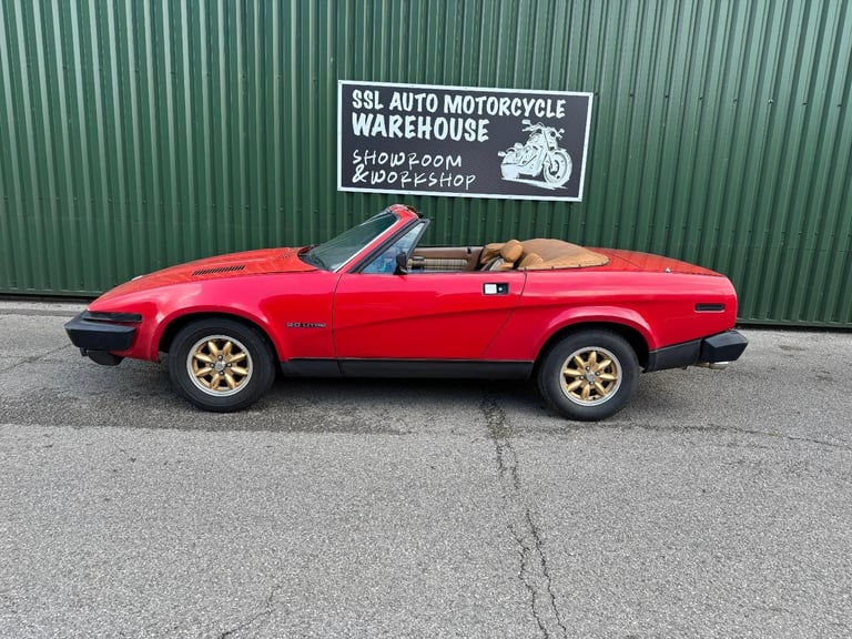 Triumph TR7 Convertible 1981 Red Classic Solid Good Driving Project 