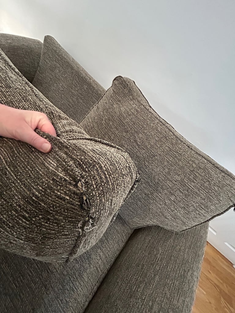 Free to a good home - Ex Arthur Llewellyn Sofa & Foot stool