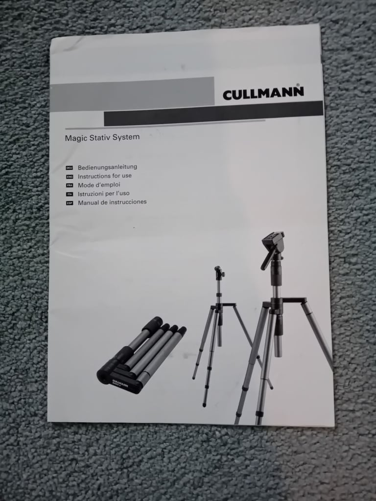 Manfrotto 718B tripod.