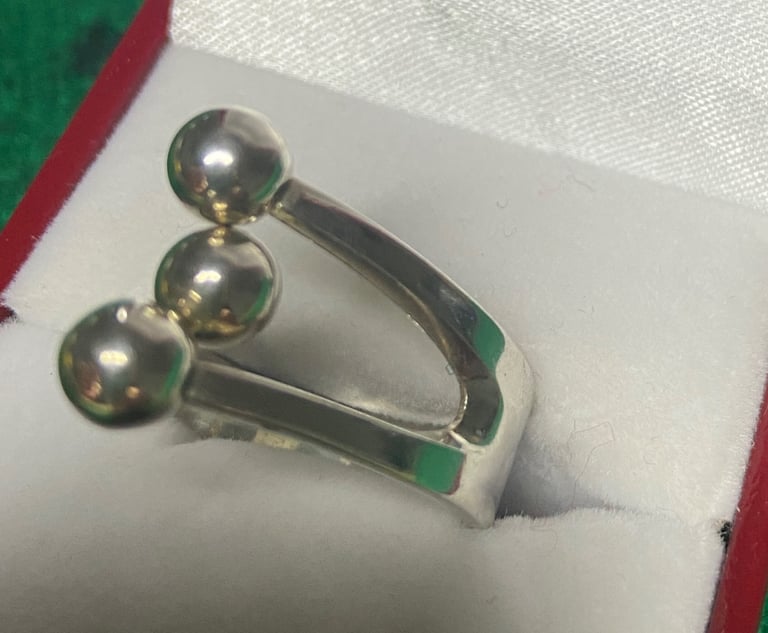 1960s Norwegian silver Anna Greta Ekra ‘Jester’ ring