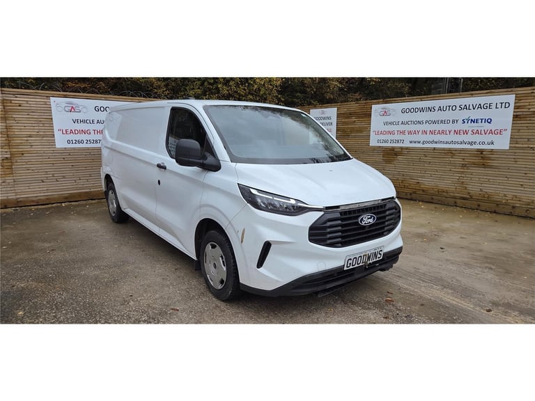 2024 FORD TRANSIT CUSTOM 300 TREND L2 H1 2.0TD DAMAGED REPAIRABLE SALVAGE 