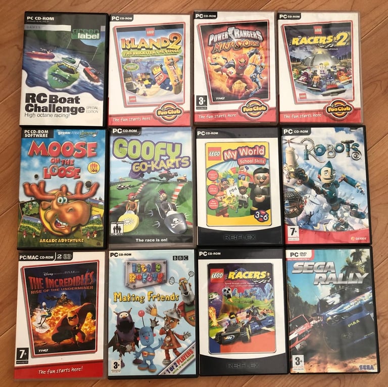 PC CD ROM GAMES