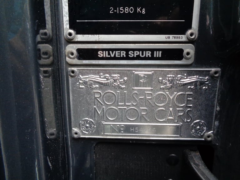 2000 Rolls-Royce Silver Spur III 4dr Auto SALOON Petrol Automatic